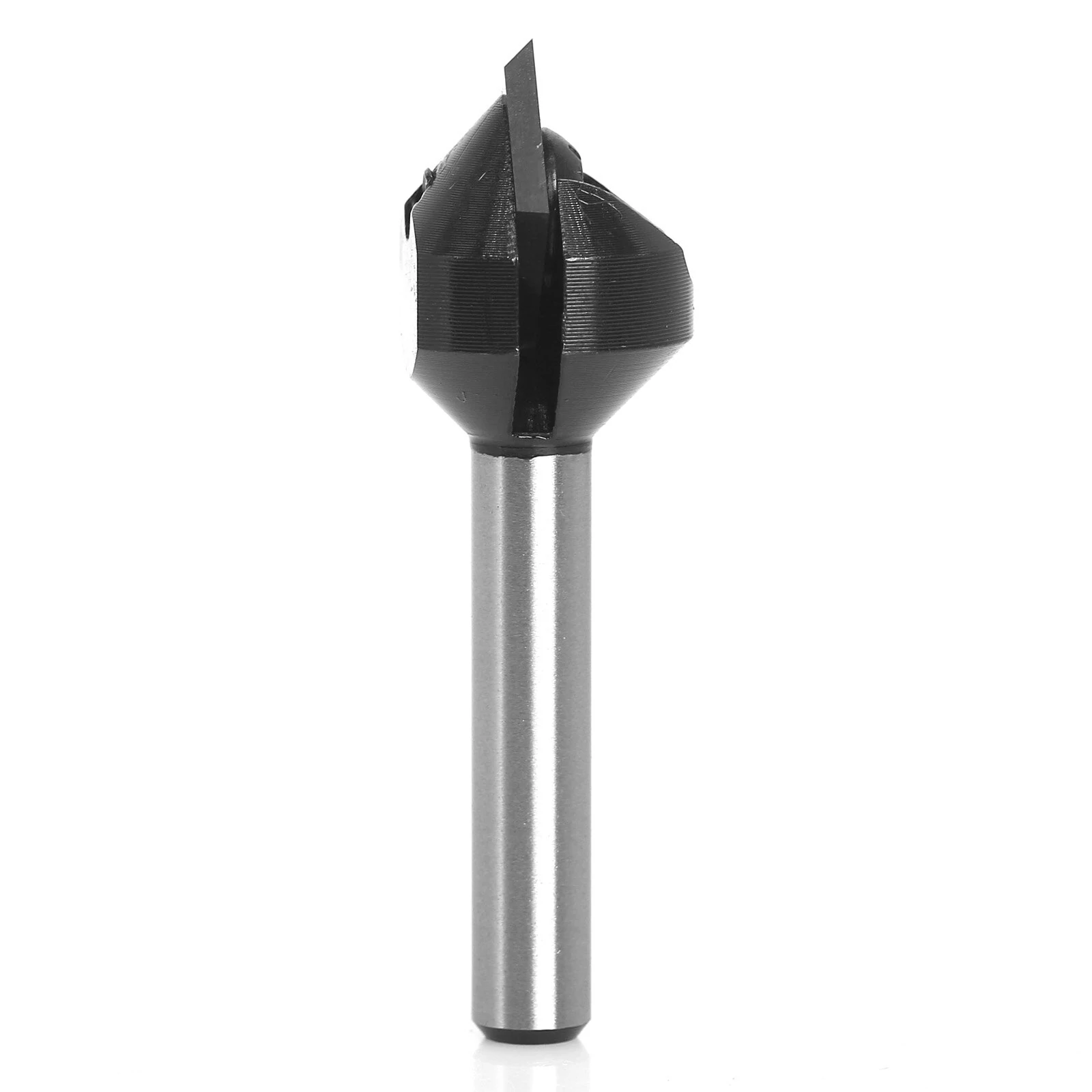 Insert Style Carbide Spoilboard V-Groove 90° Router Bit | 1/4 Shank Single Flute End Mill - Image 5