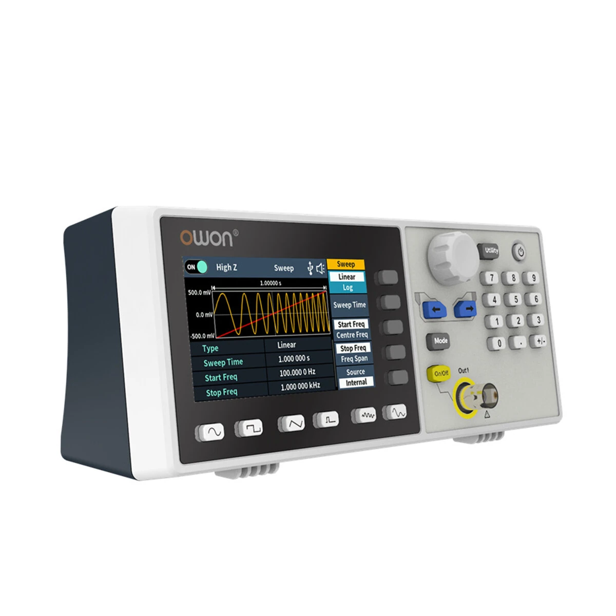 OWON DGE1030 30MHz Arbitrary Waveform Generator | 1 Channel 14-Bit Digital - Image 3