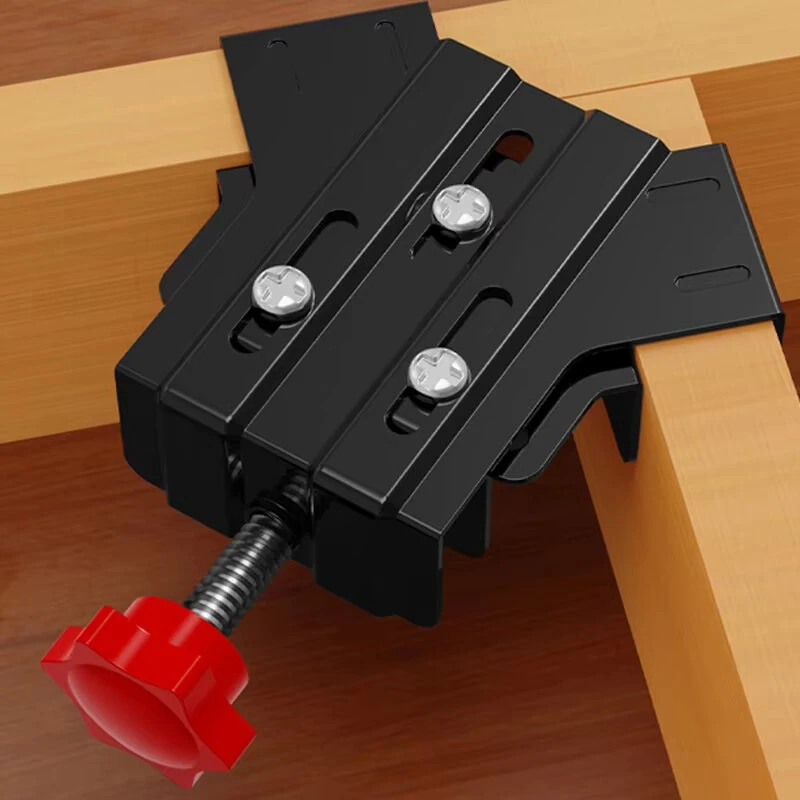 90° Corner Jig - Adjustable Right Angle Clamp | Carbon Steel Wear-Resistant Woodworking Fixture - Image 3