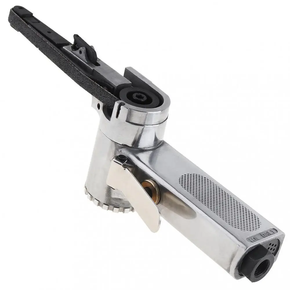 Linear 7100 10mm Pneumatic Belt Sander | Polishing Grinding Tool with 2 Sanding Belts - Image 5