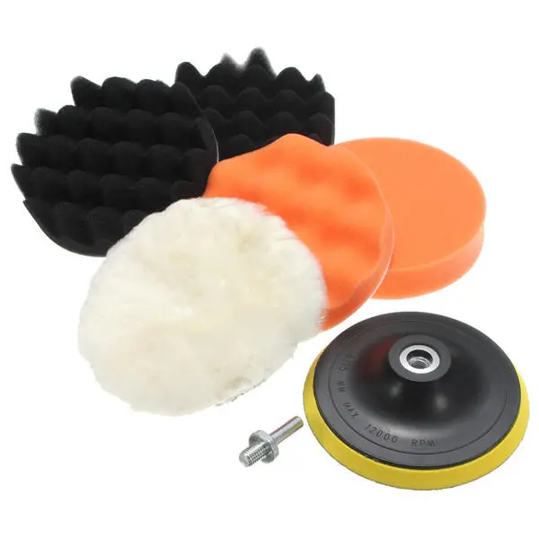 Meguiar's 7-Piece Sponge Polishing Pad Set - 4 to 7 Inch for Car Buffing - Image 2