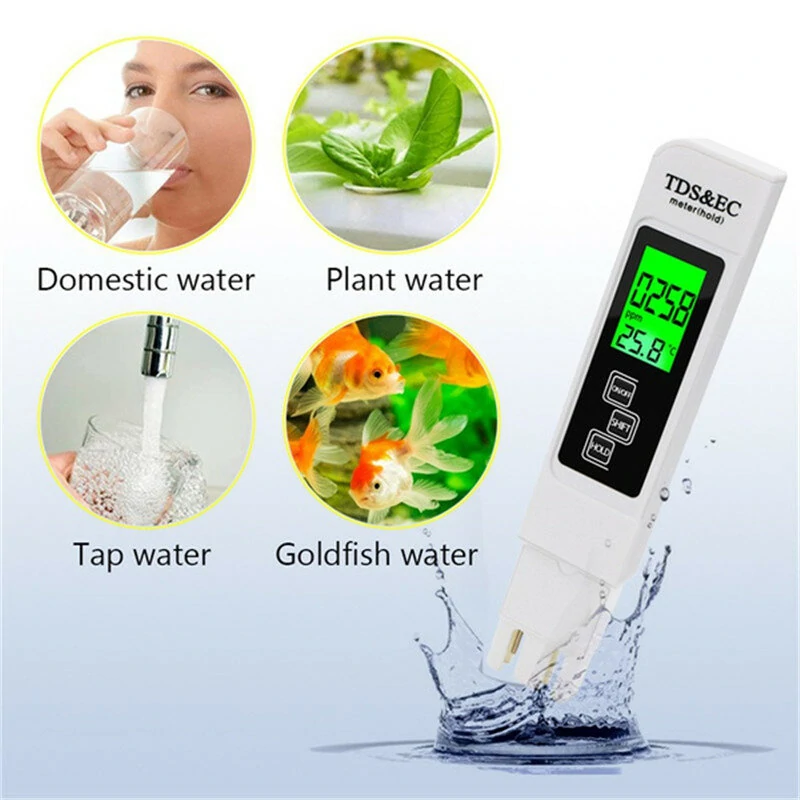 TDS Meter Digital Water Tester - 0-9990ppm High Accuracy | LCD PPM for Aquarium - Image 5