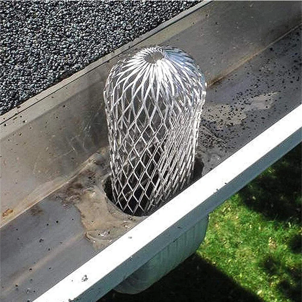 Gutter Guards 4 Pack - 3.5x6.5 Inch Waterproof Aluminum Leaf Filter - Easy Installation - Image 5