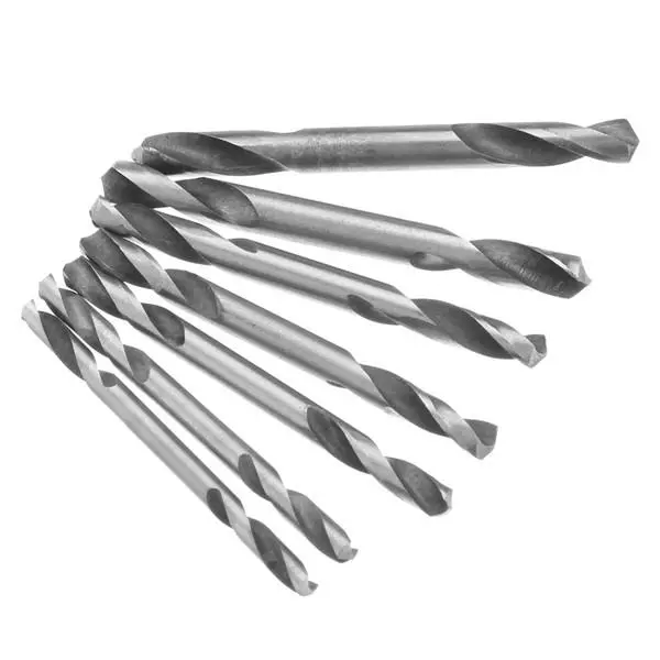 10pcs HSS Double Head Twist Drill Bits | 3.2-5.2mm Straight Shank Set - Image 4
