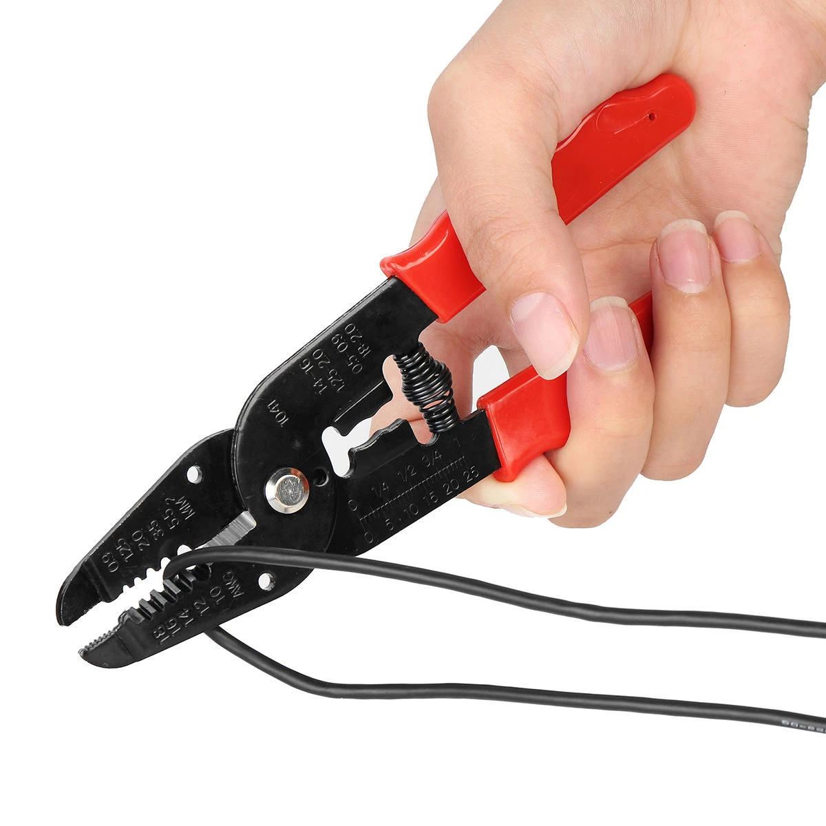 Paron P-1041 Ratchet Crimping Tool | AWG 18-10 Wire Stripper & Cutter - Image 5