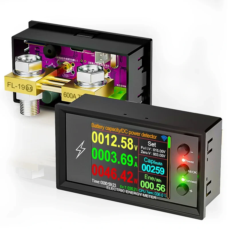 DT20W Smart Lithium Battery Tester | 0-420V 30A-600A | WiFi Tuya App & Digital Display - Image 4