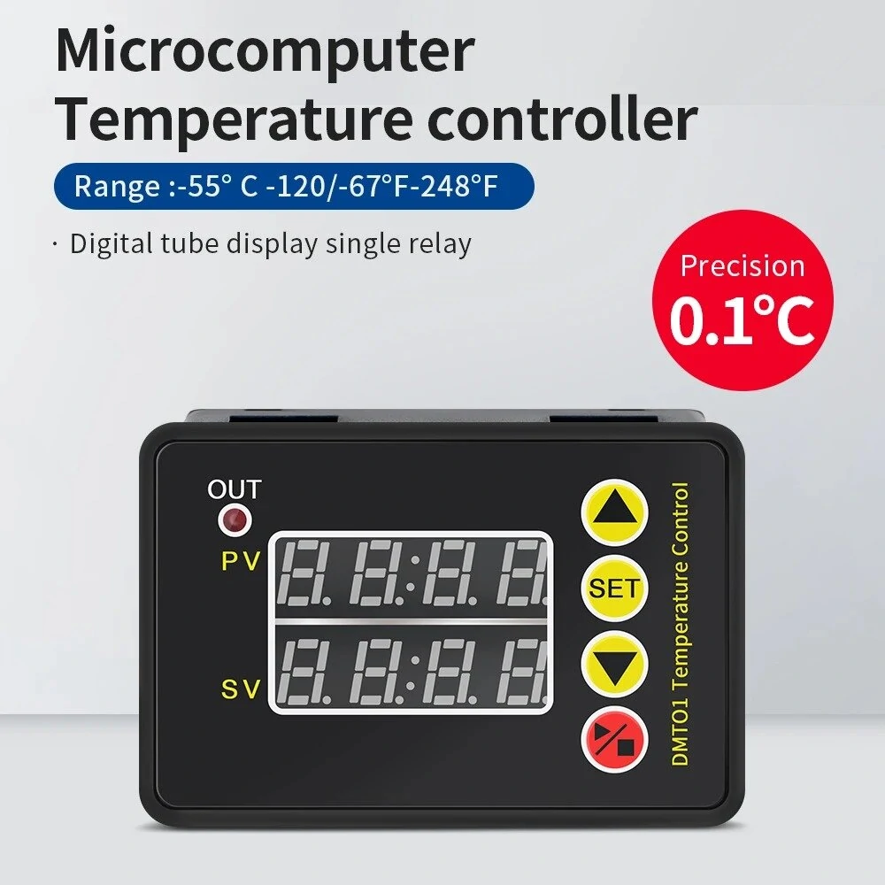 ZFX-G3051 Digital Temperature Controller - Microcomputer Thermostat for Heating Cooling | NTC Sensor AC 110-220V - Image 2