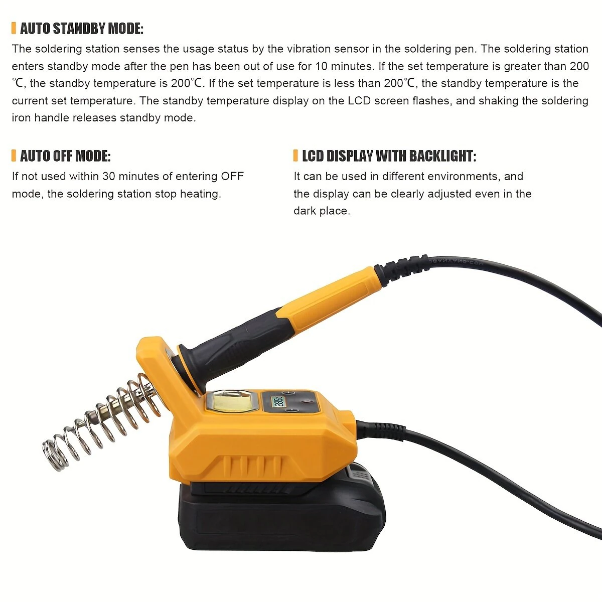 Dewalt 20V Max Cordless Soldering Iron Station | Also Fits Makita Battery - Image 3