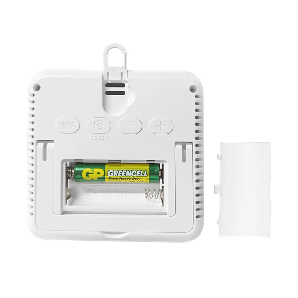 WiFi Hygrometer with LCD Display - Temperature & Humidity Monitor | Multi-Function Clock & Alarm - Image 4