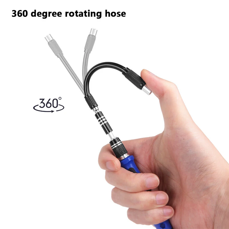 Soldering Iron Kit with Screwdriver Set | Wire Stripper & Tweezers | Multi-Function Welding Tools - Image 5