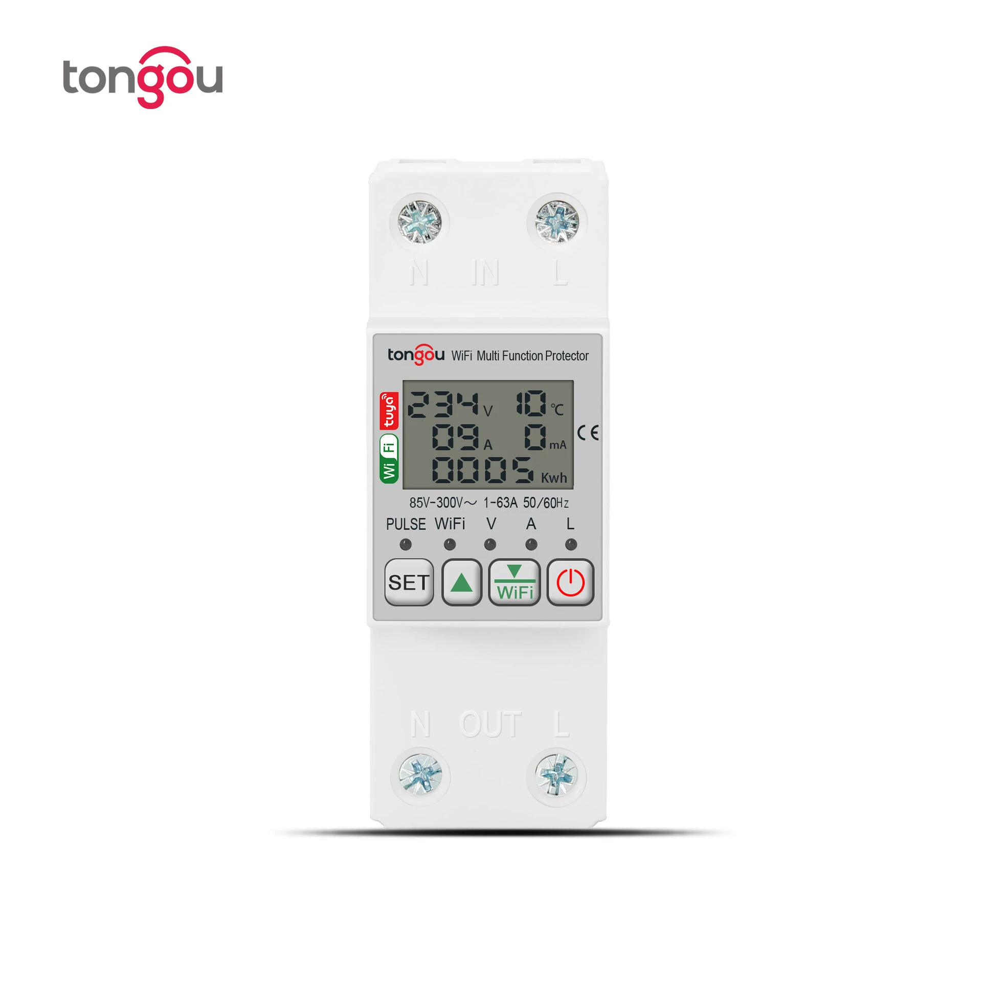 WiFi Smart Electric Meter - Home Energy Monitor with Remote Control & Real-Time Display - Image 2