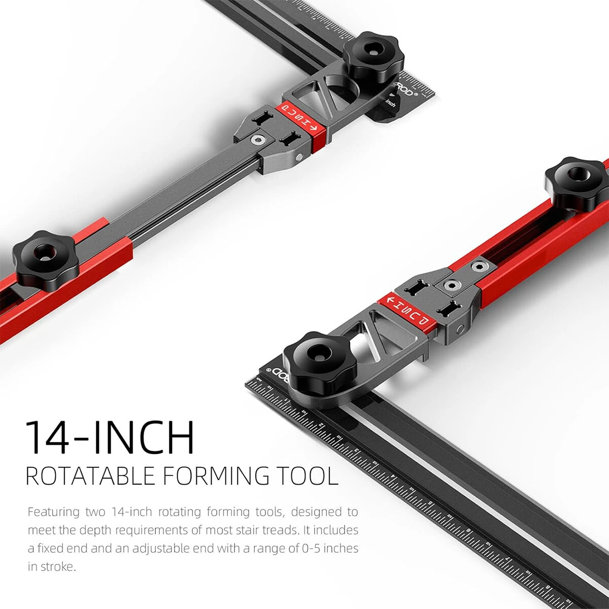 Stair Tread Template Tool - Precision Measuring Jig & Gauge for Home Renovation - Image 5