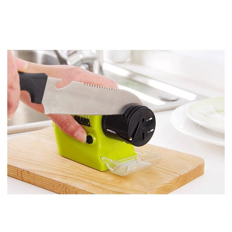 Multifunctional Abrasive Scissors Sharpener - Motorized High-Speed Rotating Tool - Image 2