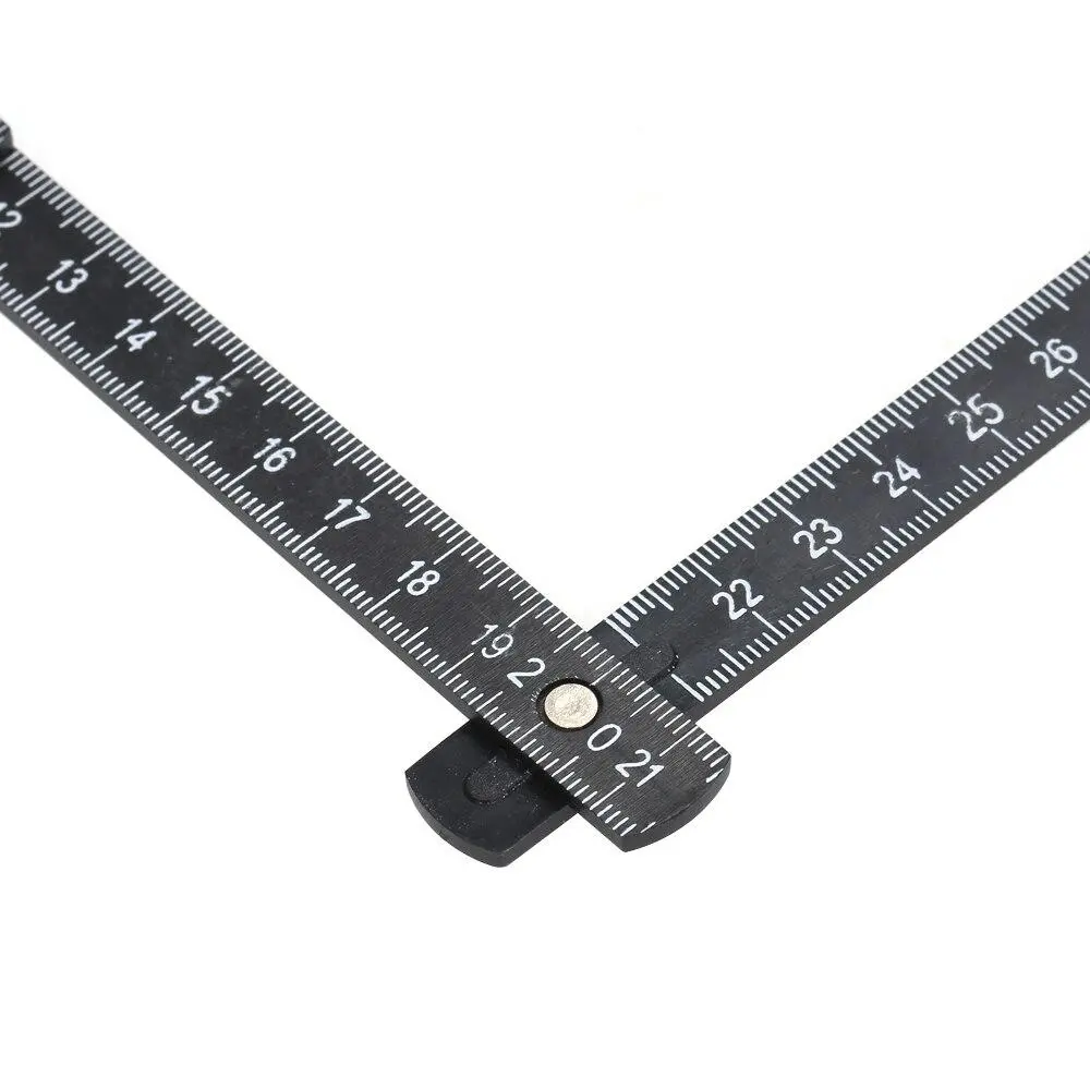 1M Slide Ten-Parts Folding Ruler | Inside Reading Carpenter Measuring Tool - Image 5