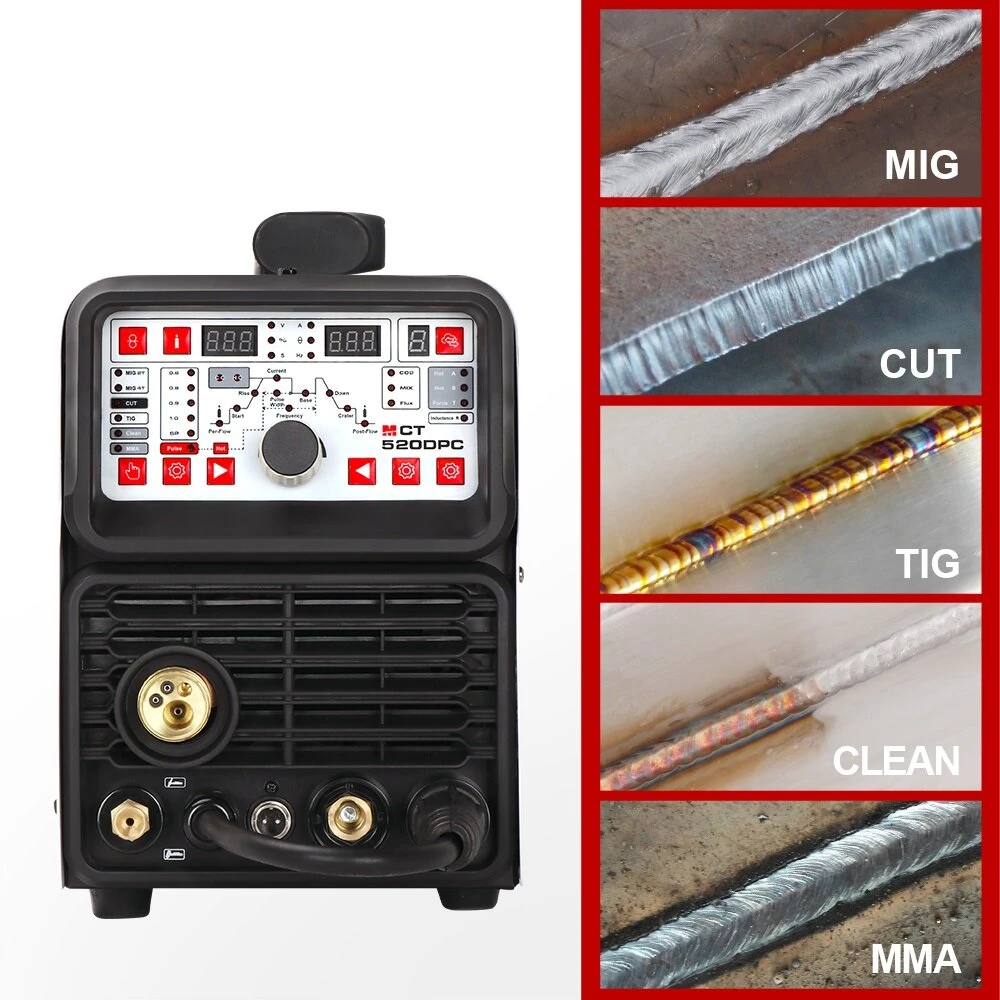 ANDELI MCT-520DPC 5-in-1 Welding Machine - TIG MIG MMA Plasma Cutter - Image 2