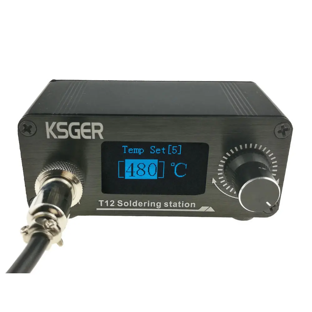 KSGER V2.01 T12 Soldering Station - STM32 OLED Temperature Controller with 907 Handle - Image 3