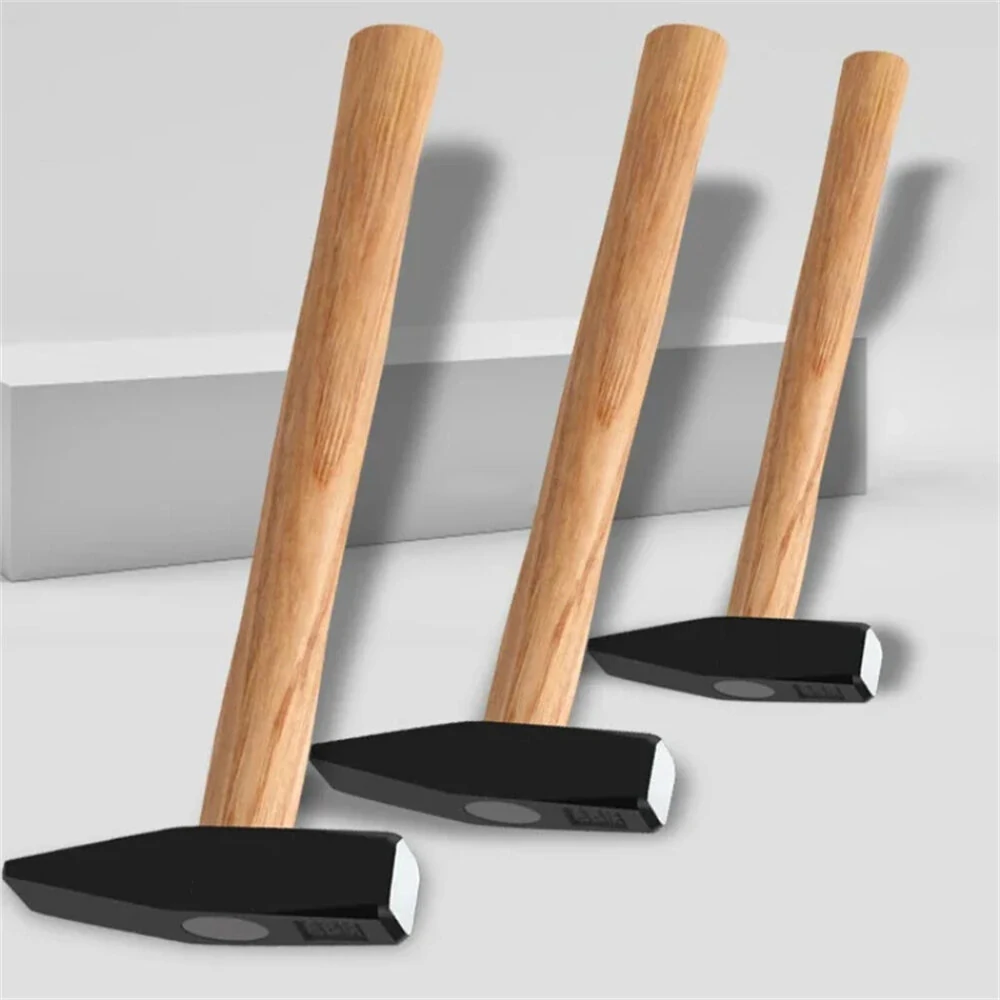 Woodworking Machinist Hammer - Carbon Steel Forging Tool with Wood Handle - Image 2