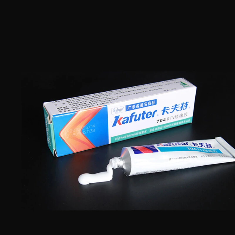 Kafuter K-704 RTV Silicone Adhesive | 45g Transparent Industrial Rubber Glue - Image 4