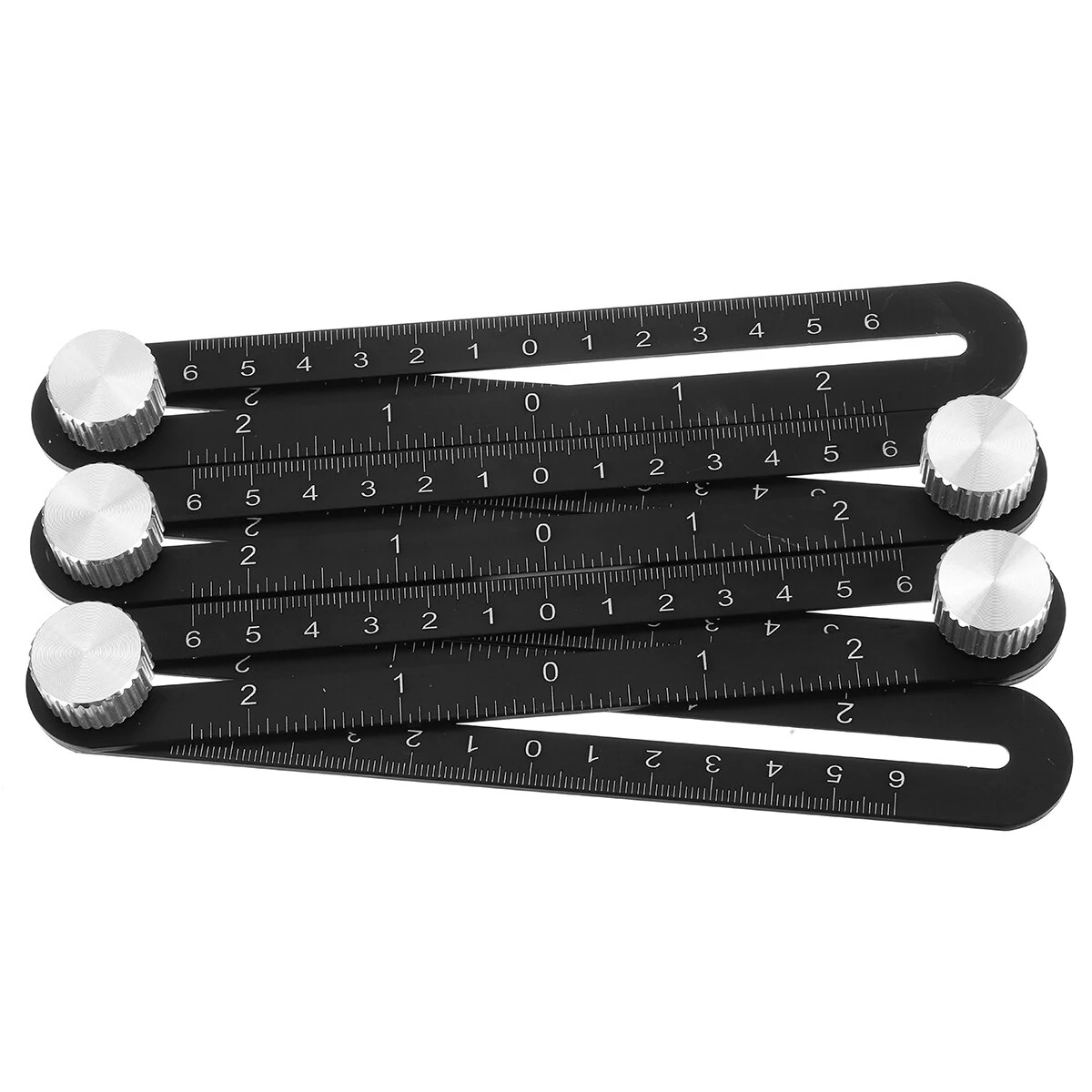 Aluminum Alloy 6-Sided Angle Measuring Locator Ruler | Universal Tool - Image 4