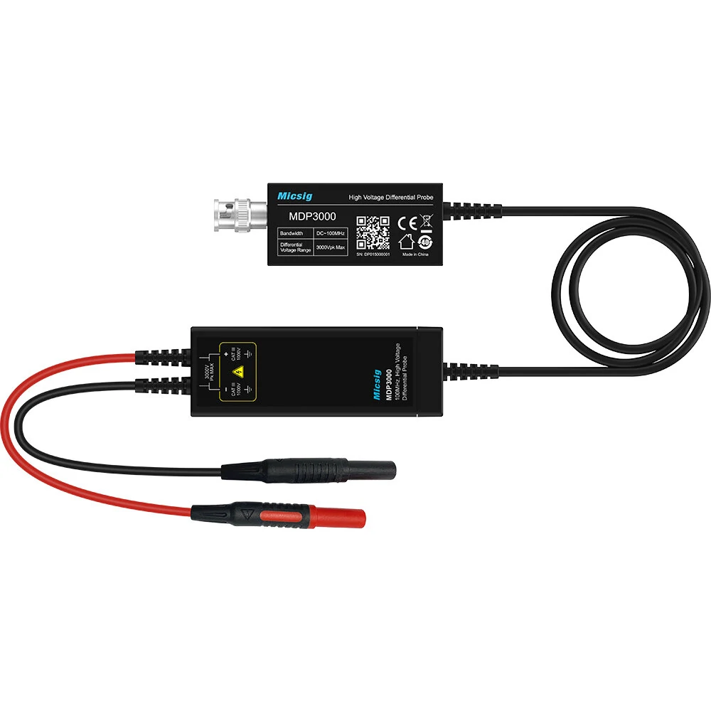 Micsig DP700 DP1500 DP3000 High-Voltage Differential Probe | 100MHz 3000V - Image 5