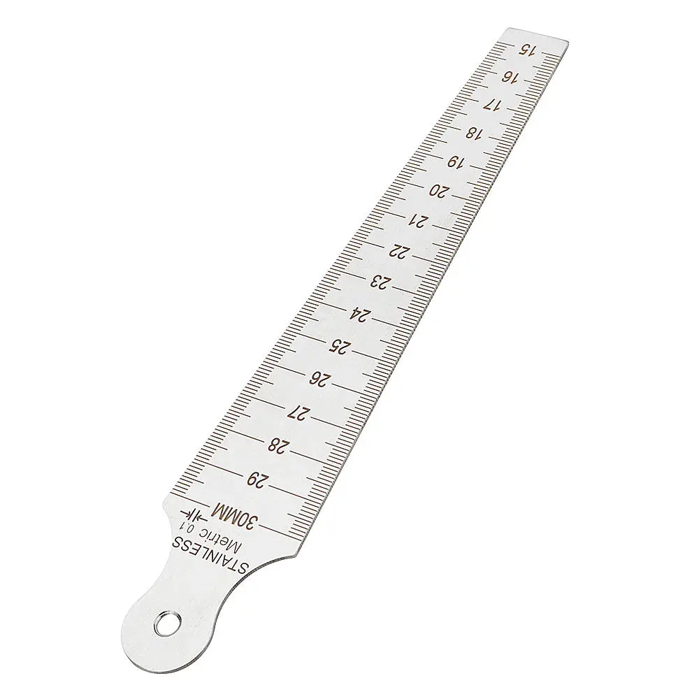 Drillpro Metric Imperial Wedge Feeler Gauge | 1-60mm Taper Depth Gauge - Image 2