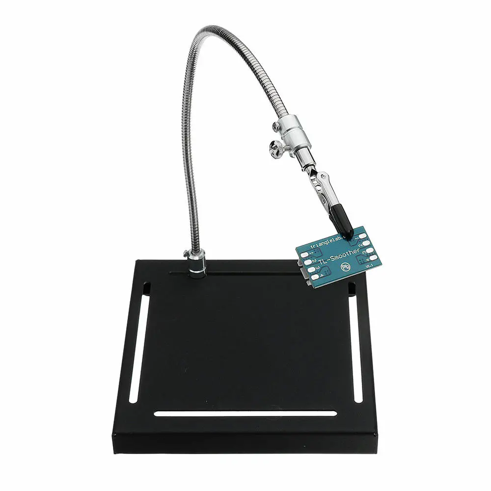 YP-003-2 Helping Hands Soldering Station - 300mm Flexible Arm PCB Fixture Holder - Image 3