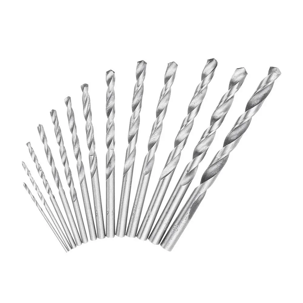 13pcs HSS Twist Drill Bits 1.5-6.5mm, High Speed Steel, Straight Shank, Set for Precision Drilling - Image 2