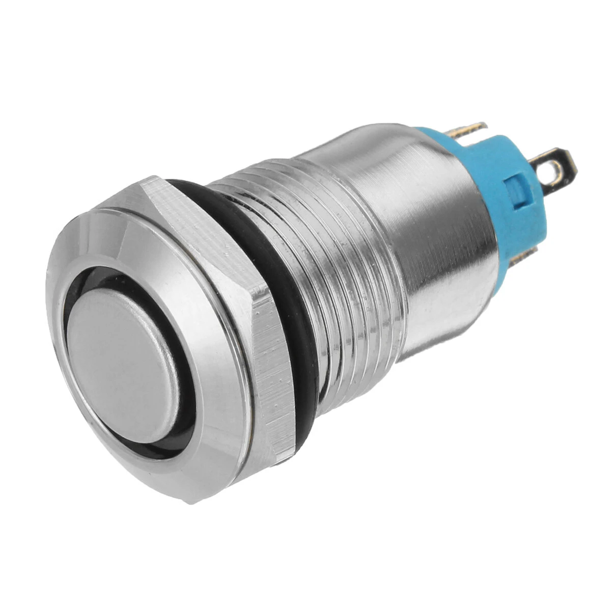 10pcs 12mm Yellow LED Metal Push Button Switch - 4Pin Latching & Waterproof - Image 4