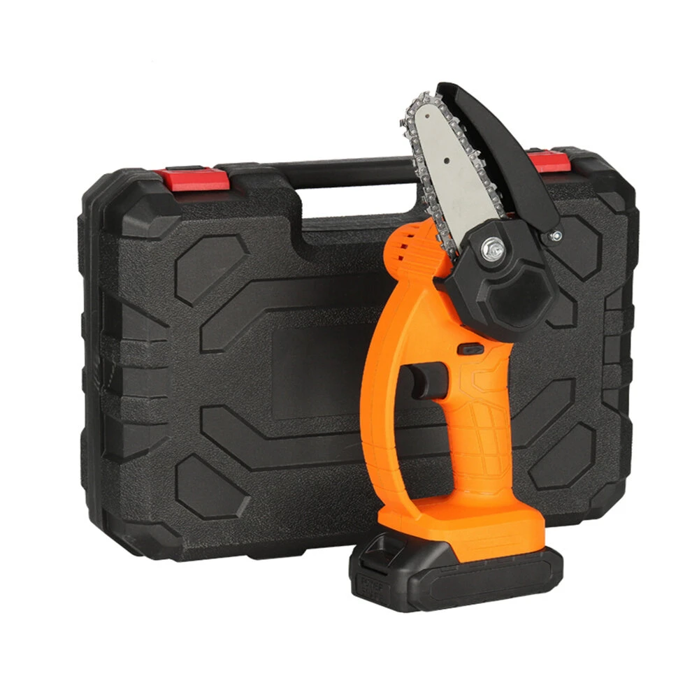 21V Cordless Electric Chain Saw - One-Hand Wood Cutter w/ 1 or 2 Batteries - Image 5