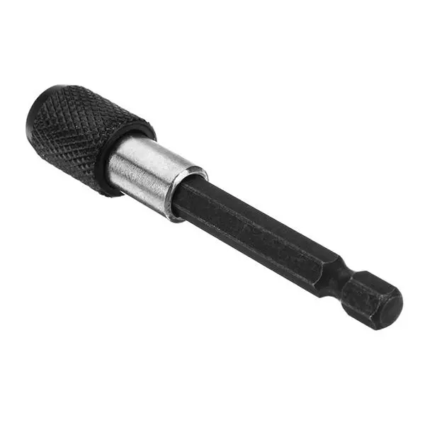 Drillpro 1/4 Inch Hex Magnetic Bit Holder | 75mm Quick Release Extension Bar - Image 4