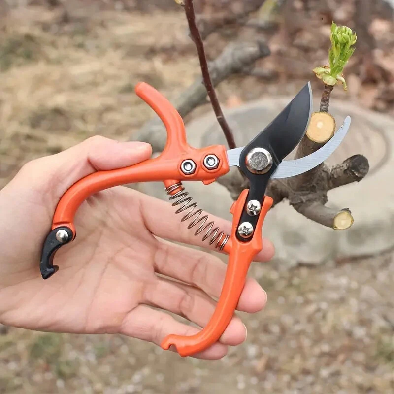 High Carbon Steel Pruning Shears Set - 2PCS 168mm & 154mm | Extra Sharp | Ergonomic Handles - Image 3