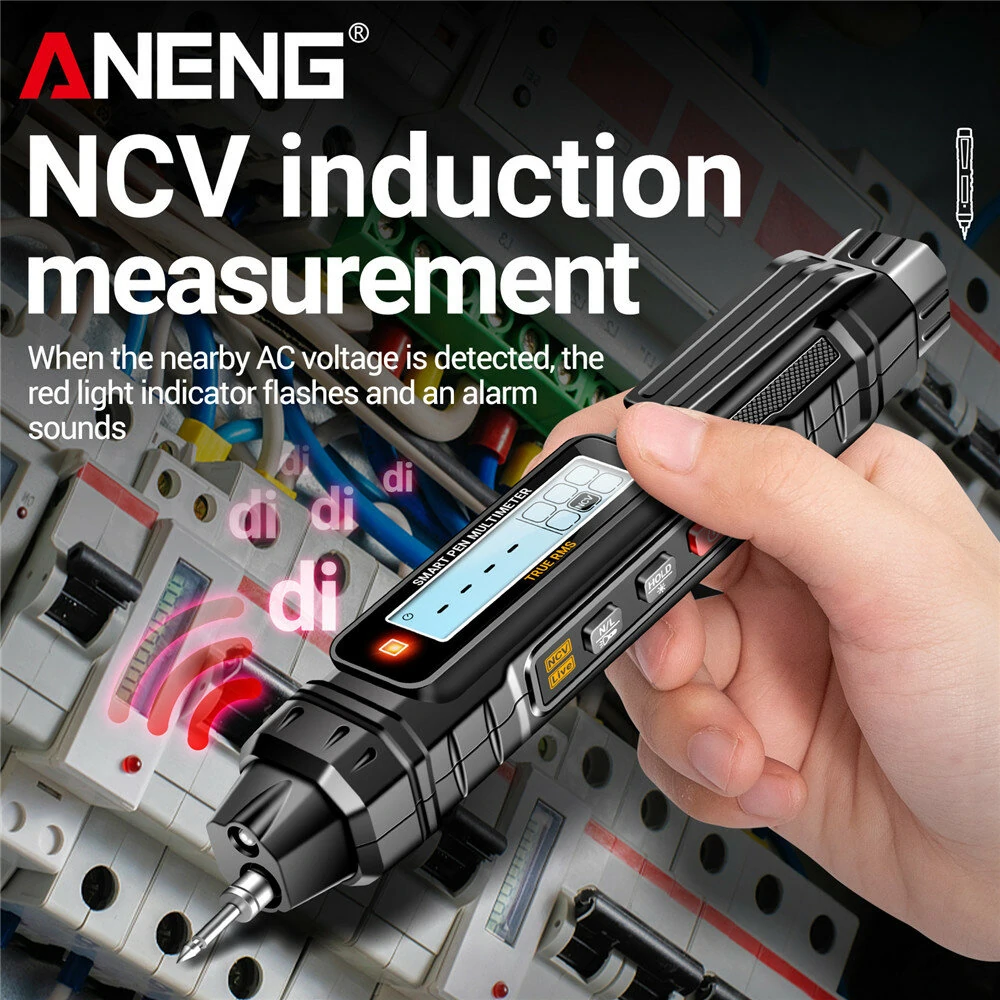 ANENG A3005 Digital Multimeter Pen | 4000 Counts | NCV AC/DC Voltage Tester - Image 5