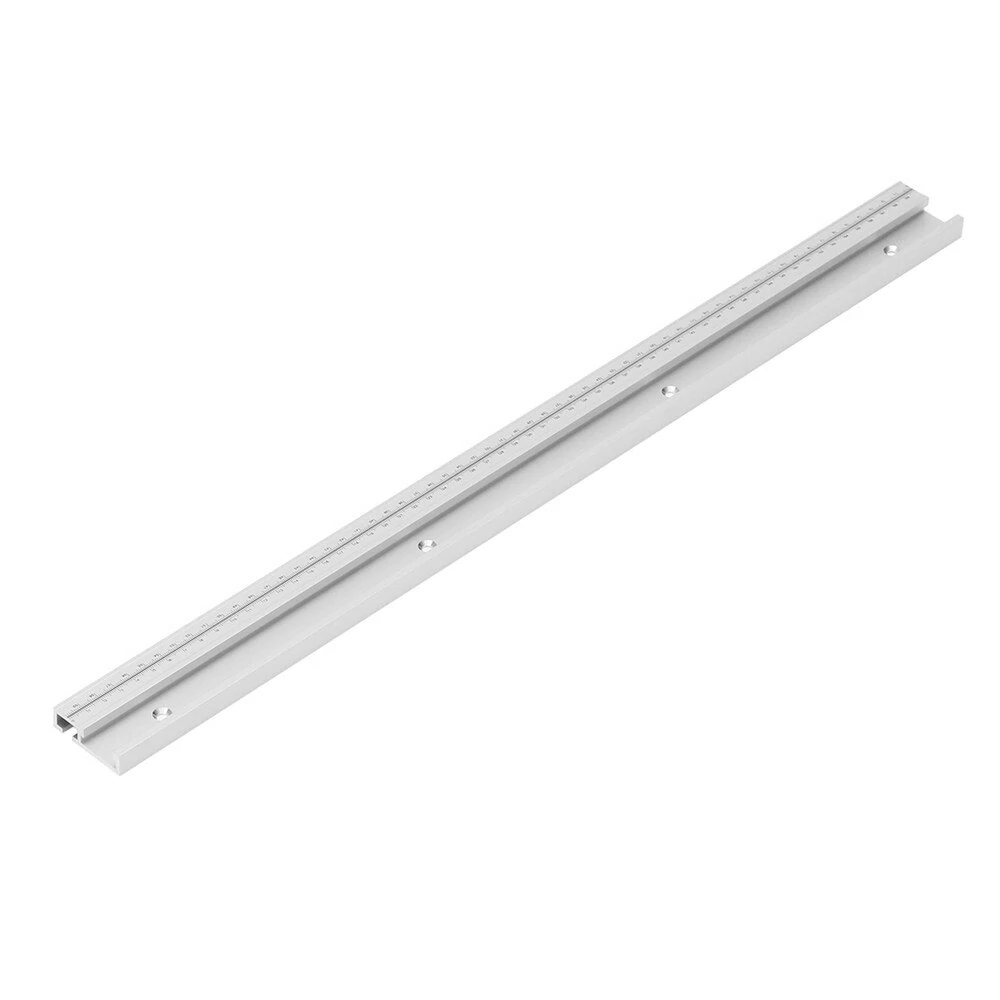 Drillpro Aluminum Alloy T-Track Miter Slot | 600-1220mm with Scale & Stop - Image 3