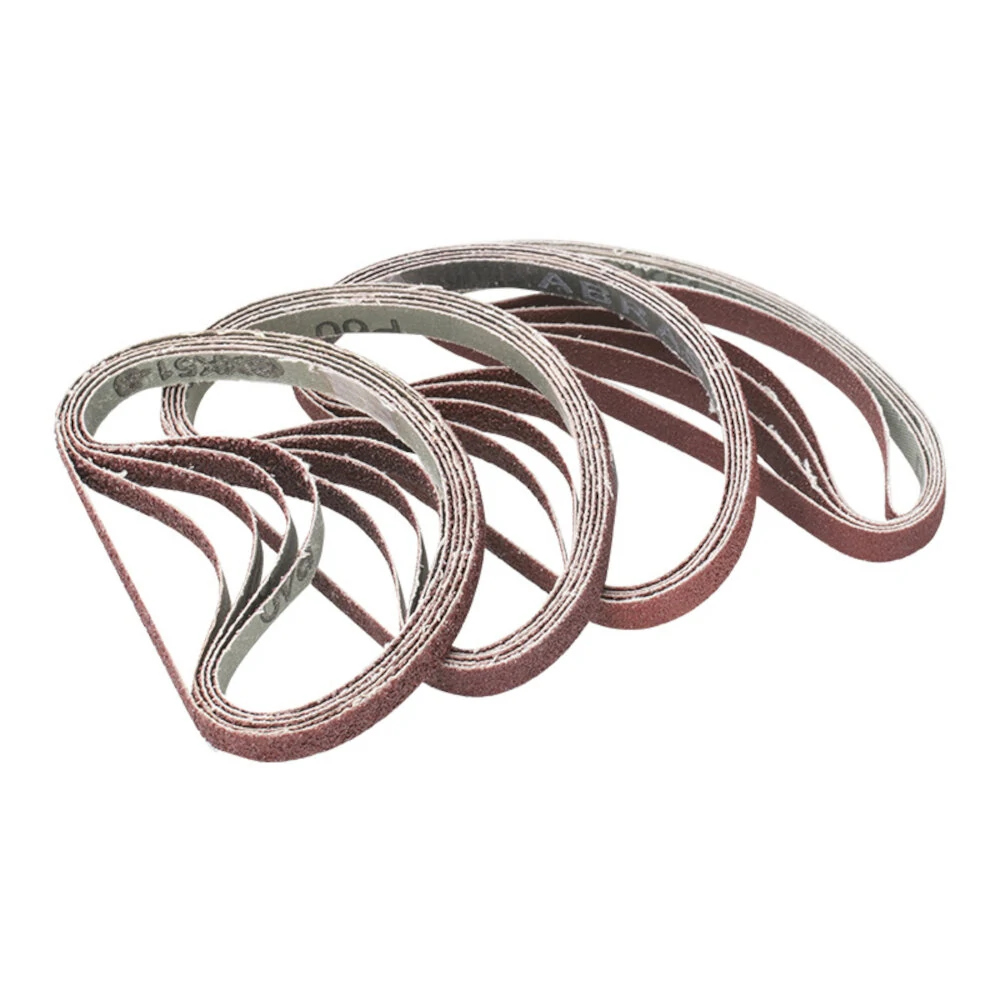 5pcs 10x330mm Sanding Belt | 40 to 120 Grit for Flush Belt & Polishing Machines - Image 2