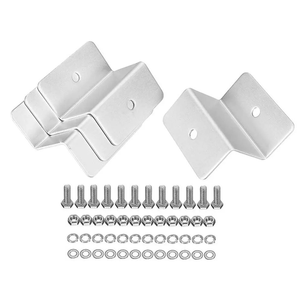 ZB-01 Solar Panel Mounting Brackets Kit - 4pcs Aluminum Alloy for Motorhome & Yacht - Image 3