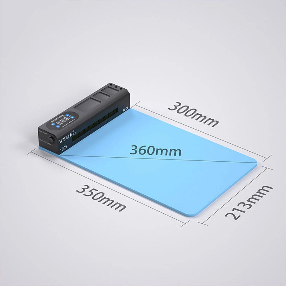 WL-1805 LCD Screen Separator | 220V/110V Hot Plate with Dust Check Light for Phone Repair - Image 5
