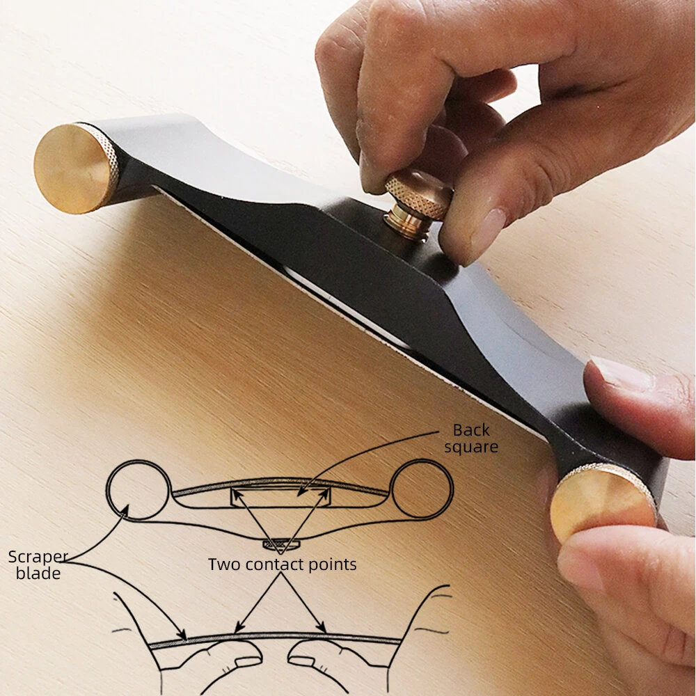 ENJOYWOOD Wood Hand Planer & Edge Trimmer | 3 Blades for Deburring & Banding - Image 2