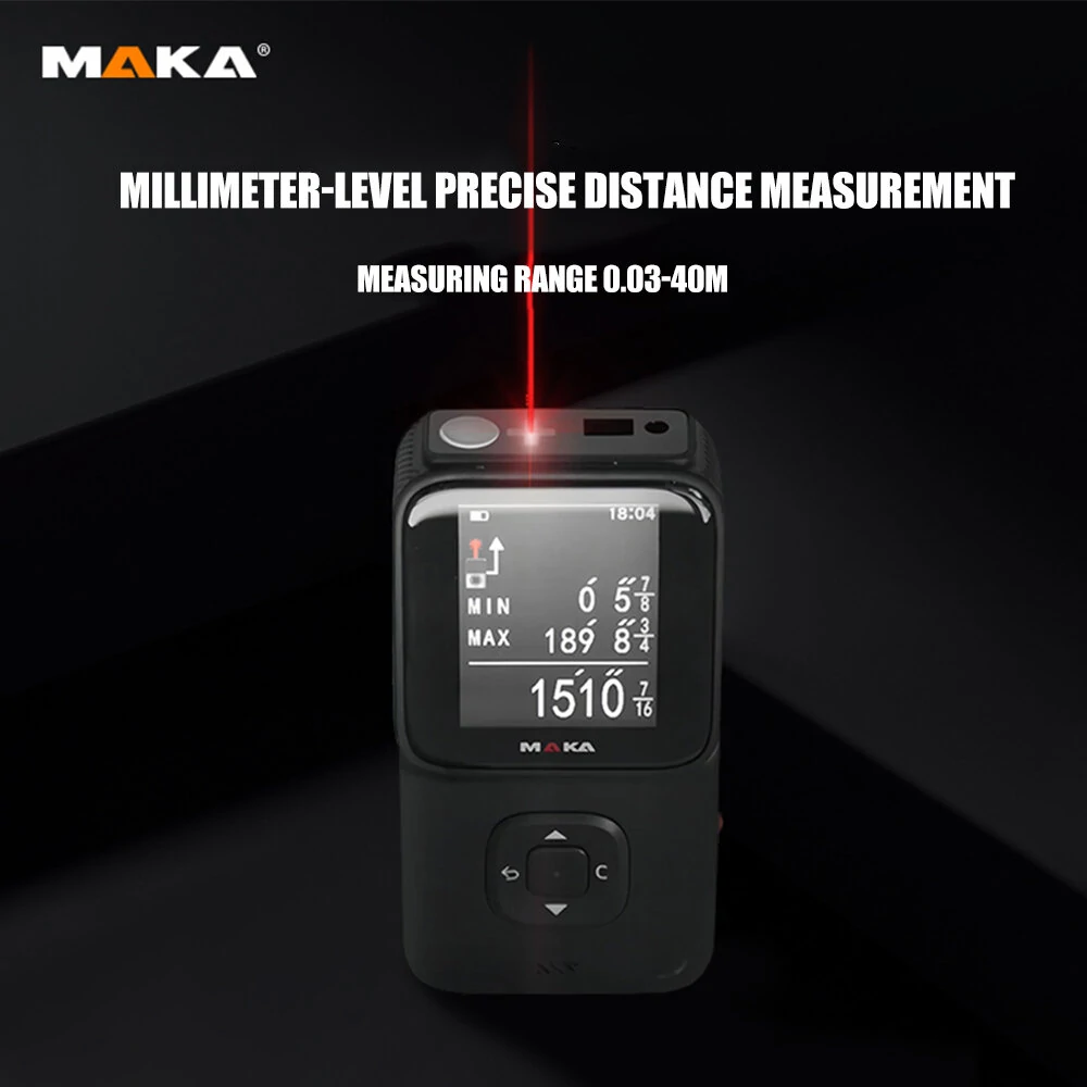 MAKA MK2301 7-in-1 Thermal Imager | 1024 Pixel IR Imaging | Target Temperature & Distance - Image 3