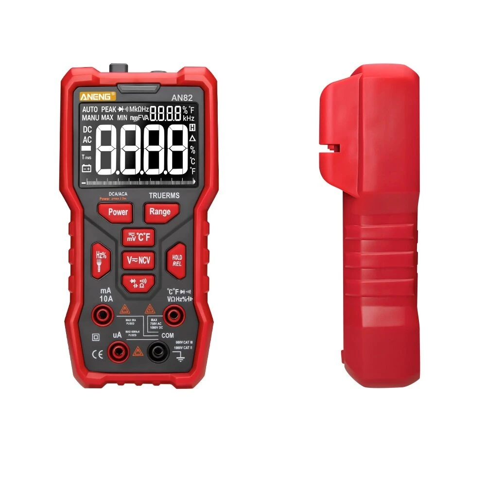 ANENG AN82 Digital Multimeter - True RMS 9999 Count | NCV, Capacitor & Diode Tester - Image 3