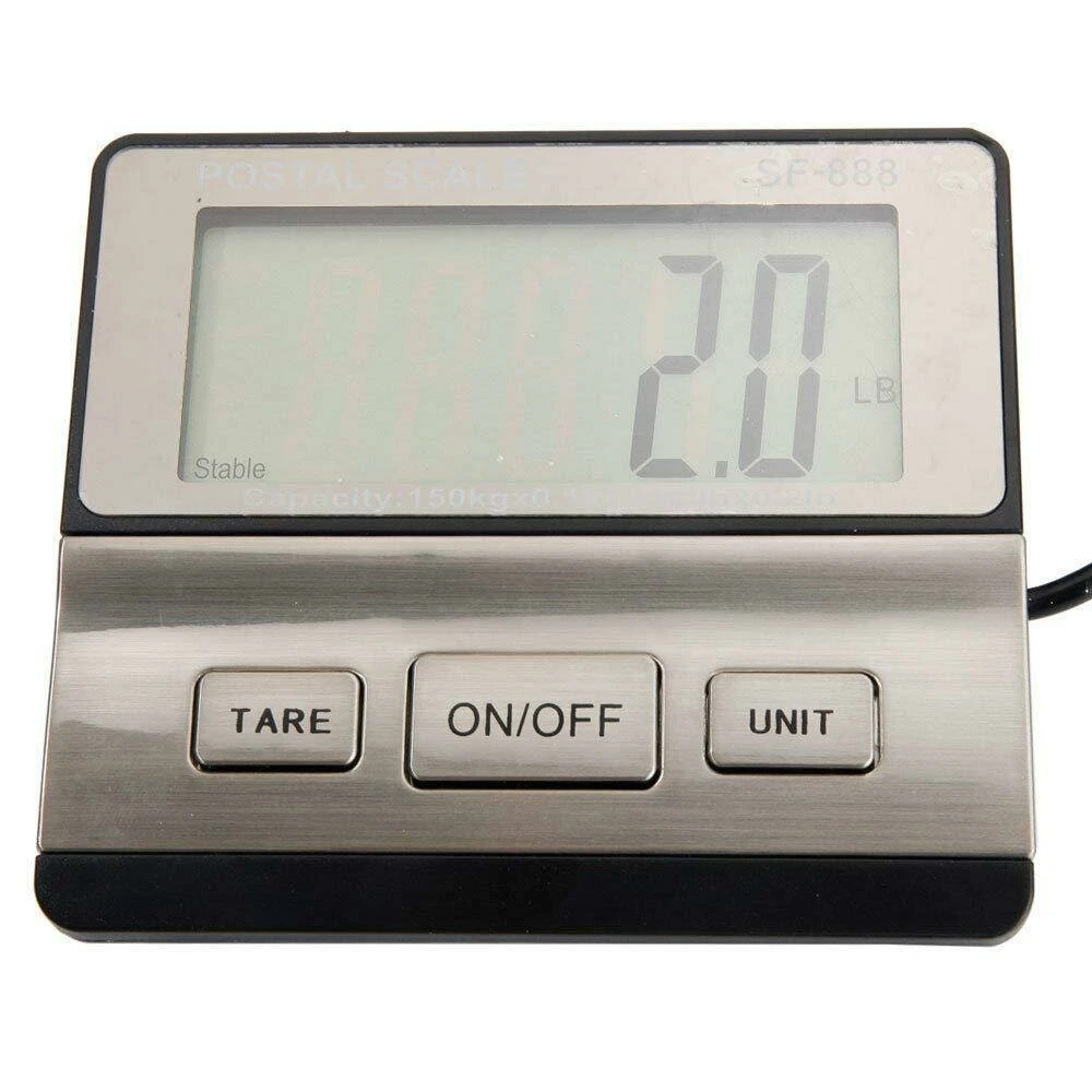 Digital Postal Scale - 150kg Capacity Platform Weighing Scale for Parcel Luggage Courier - Image 4