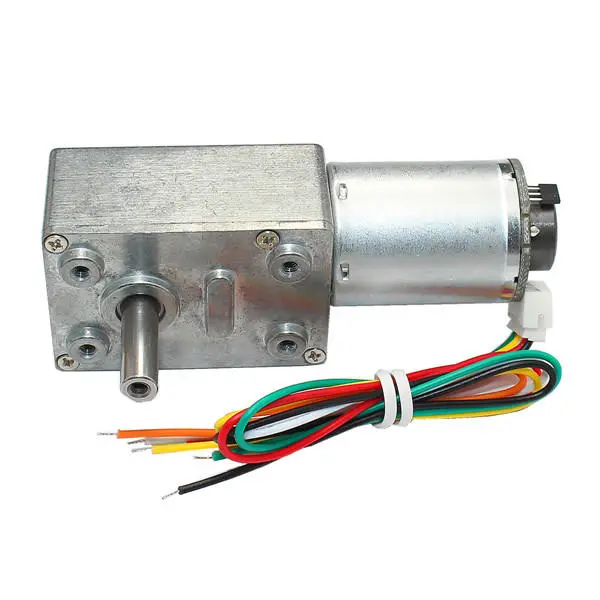 CHIHAI GM4632-370 12V 30RPM High Torque Worm Gear Motor | Turbo Encoder - Image 3