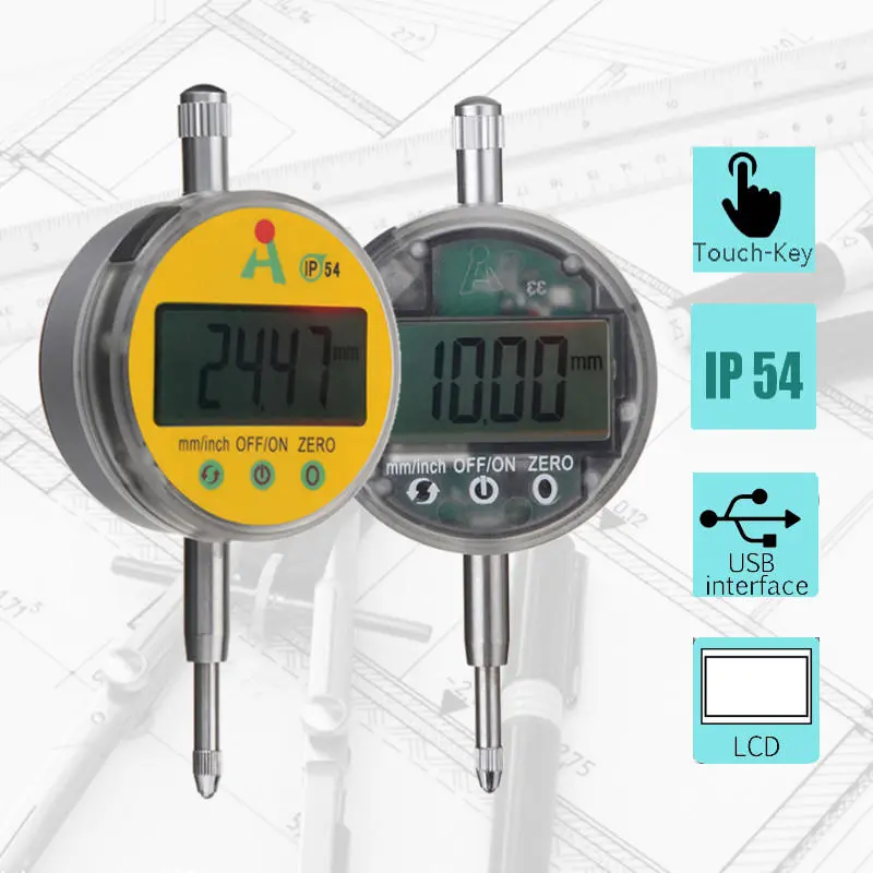 Digital Probe Dial Indicator Gauge - 0.01mm/0.0005 - 0.01-12.7mm Range - Image 3