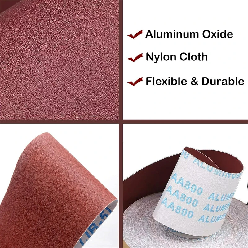 Emery Sandpaper 5 Rolls - 150 to 600 Grit Aluminum Oxide for Woodworking & Metal - Image 3