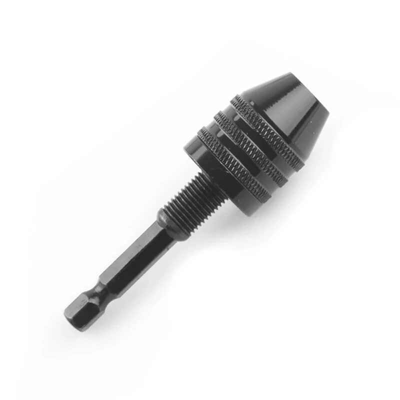 Keyless Drill Chuck 0.6-8.0mm | 1/4 Hex Shank Quick Change Adapter - Image 4