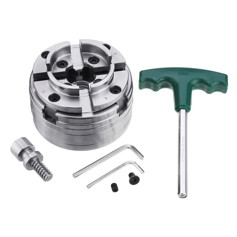 RED ARROW 4 Inch Reversible Wood Lathe Chuck - 1x8 TPI Thread | Wood Turning Tool - Image 3