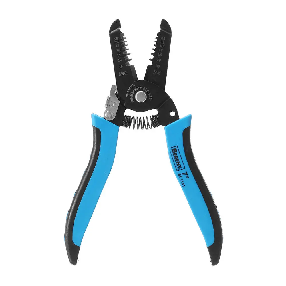 BERENT BT1151 Wire Stripper Plier | 10-22AWG 0.6-2.6mm | Hardened Steel - Image 2