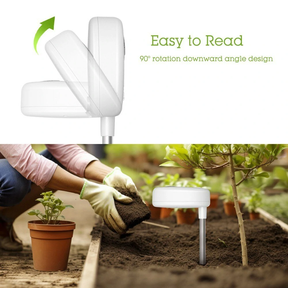 4-in-1 Soil Tester - Moisture, Light, Nutrient & pH Detection | Adjustable Angle for Indoor Plants & Gardening - Image 4