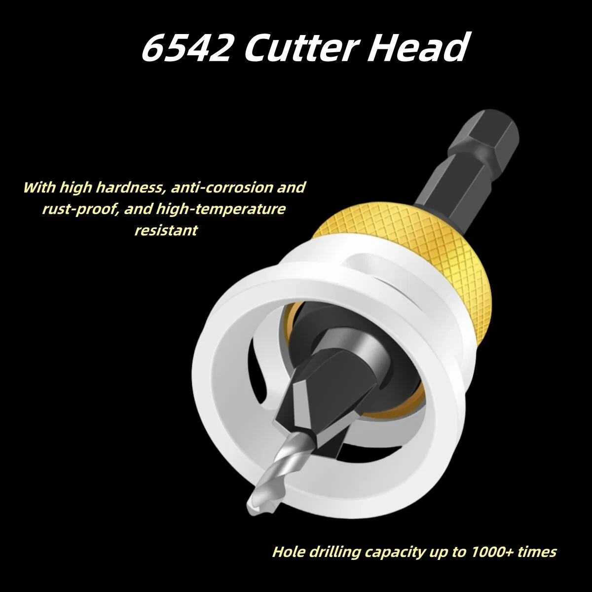 Tungsten Steel 4-in-1 Countersink Drill Bit Set - 2.8mm to 4.0mm | Low Friction Depth Stop - Image 4