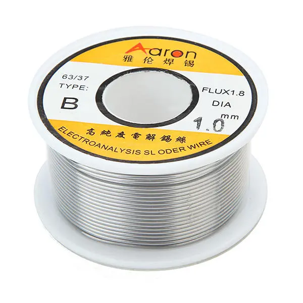 Aron Type-B 63/37 Tin Lead Solder Wire - 100g Reel | 1.0mm 1.8% Flux Core - Image 2