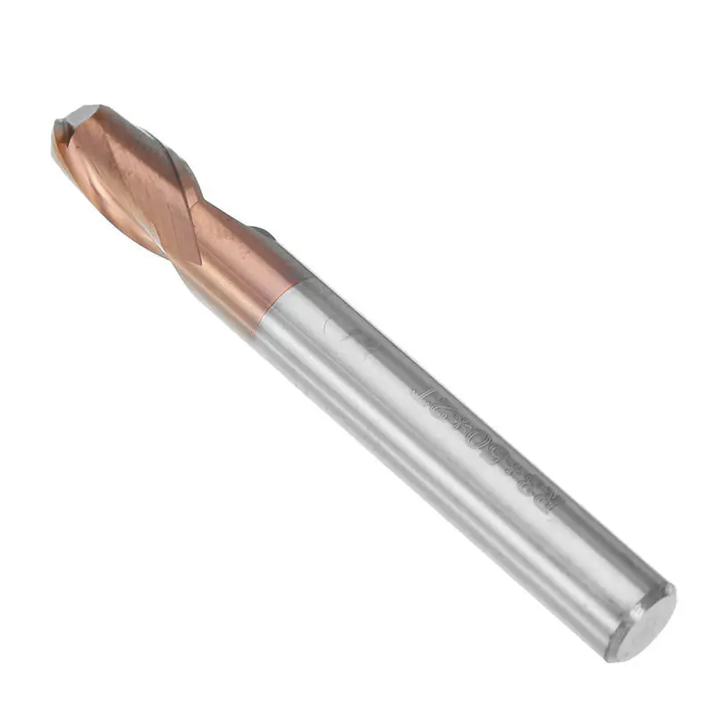 Drillpro 2 Flutes Ball Nose End Mill Cutter | R0.5-3mm HRC58 AlTiN Coating - Image 5